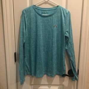Blue under armour long sleeve shirt